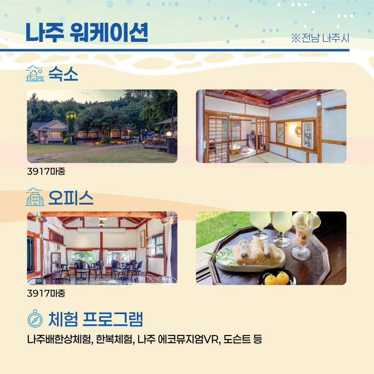 나주 워케이션 안내